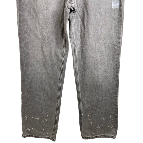 Levi’s Low Pro Straight NEW gray jeans paint splatter high rise denim size 31 - Picture 7 of 9